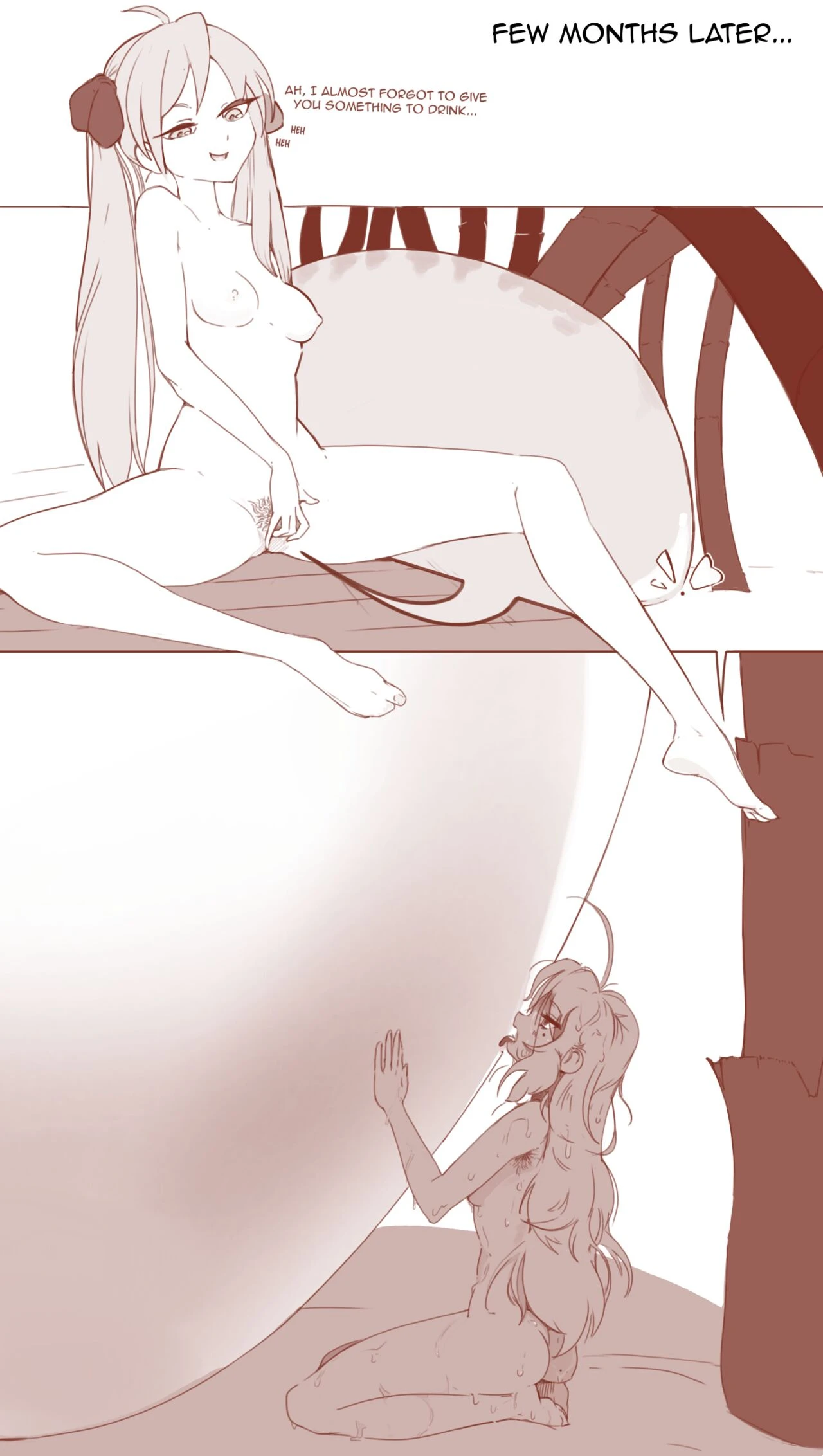 Kagami & Konata porn comic picture 4