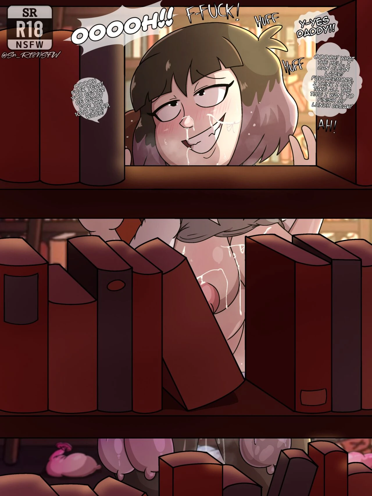 Kaisa's lunch break with Tontu porn comic picture 2