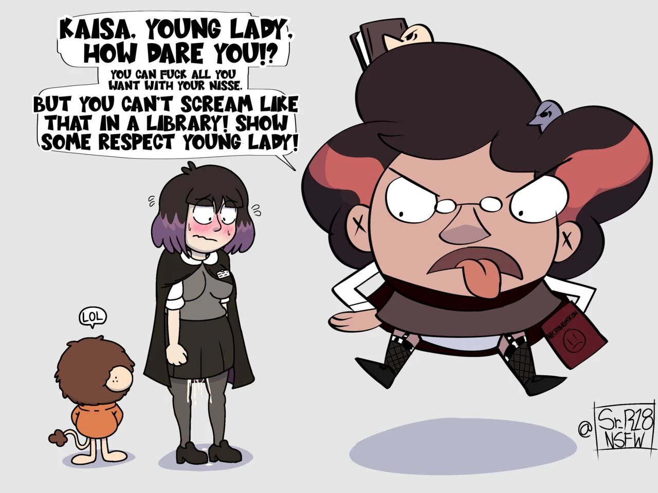 Kaisa's Milking Session porn comic picture 7