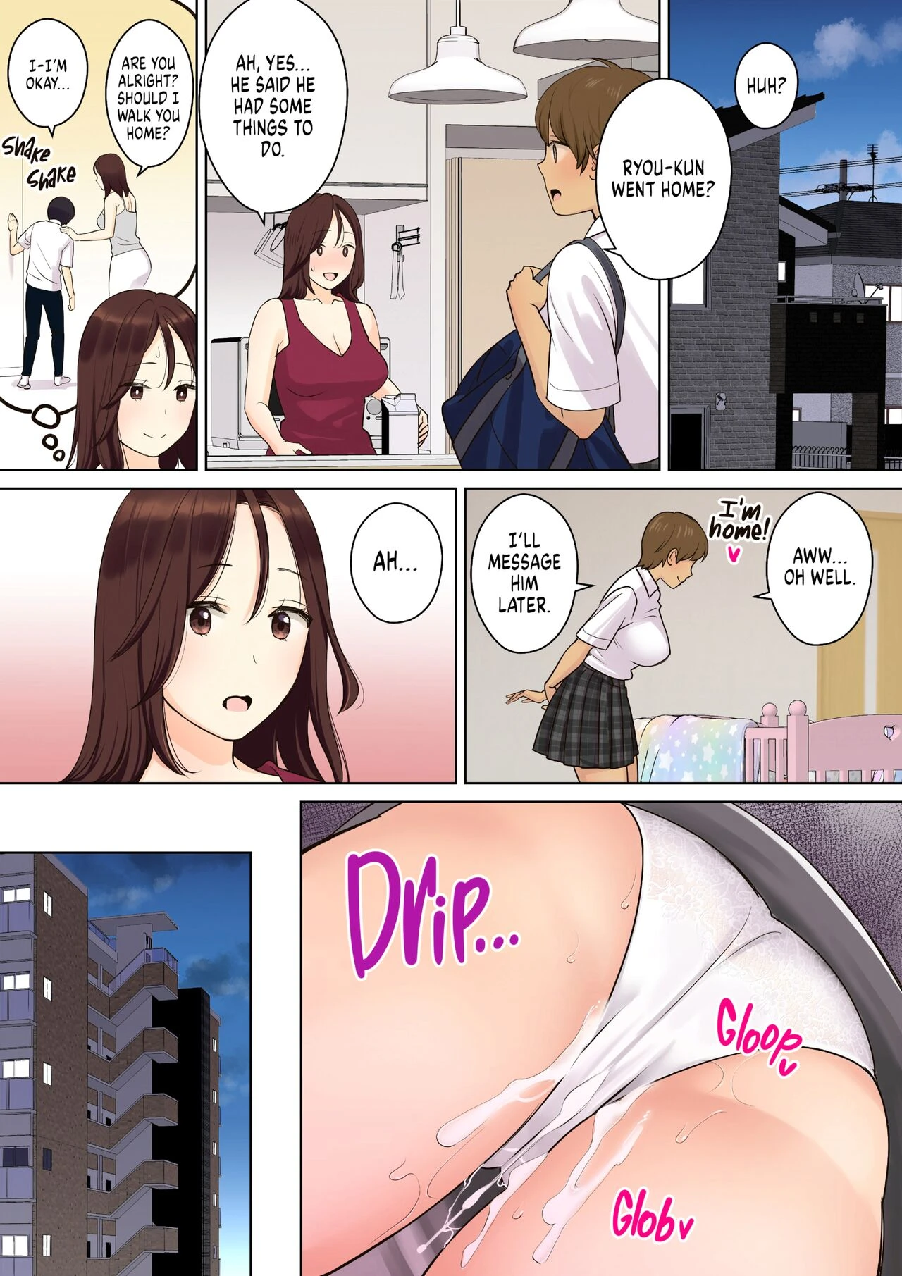 Kanojo no Okaa-san ni Doutei o Ubawareru Hanashi | How My Girlfriend's Mom Took My Virginity porn comic picture 45