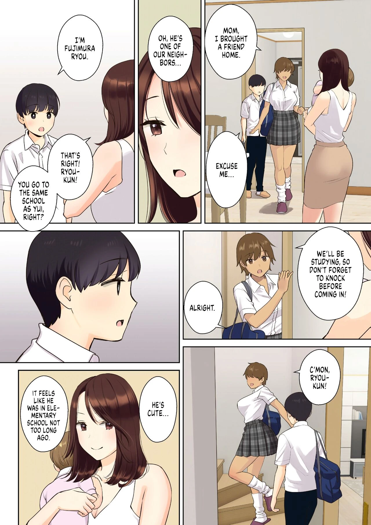 Kanojo no Okaa-san ni Doutei o Ubawareru Hanashi | How My Girlfriend's Mom Took My Virginity porn comic picture 6
