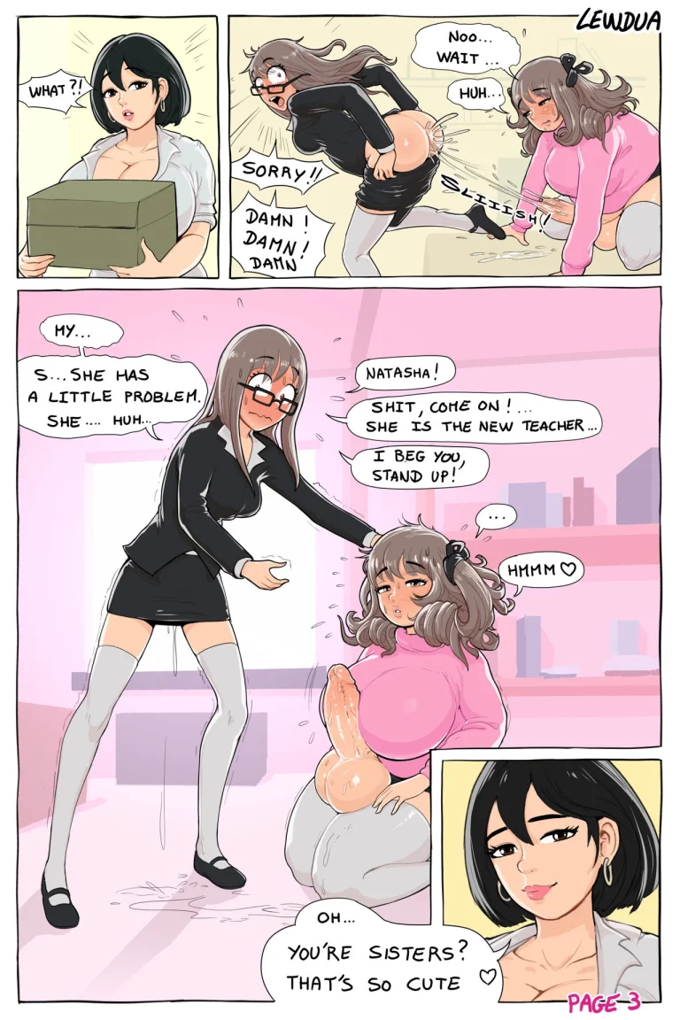 Karen, Natasha and Miss Rosewood porn comic picture 3