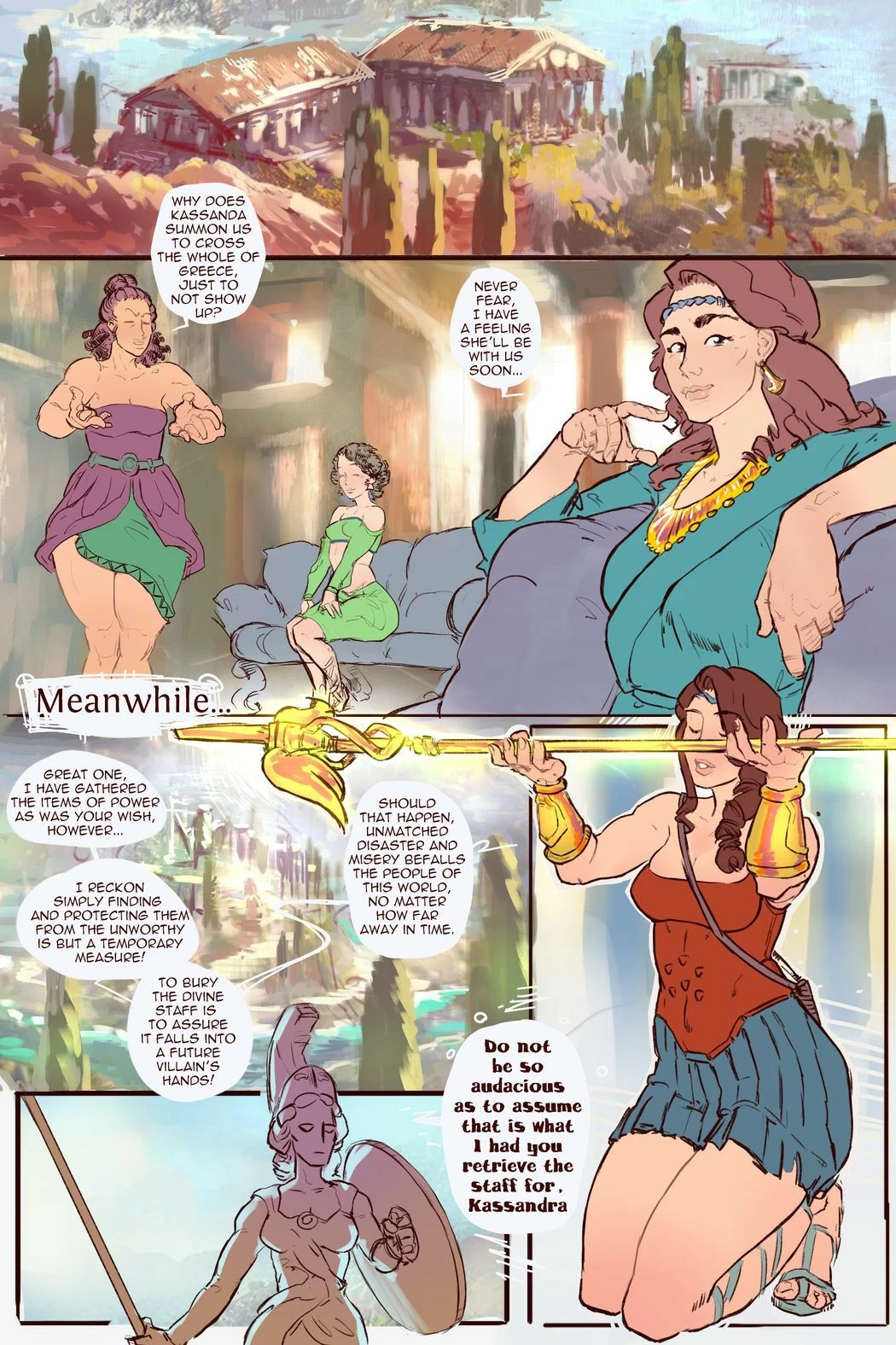 Kassandra's Gift porn comic picture 1