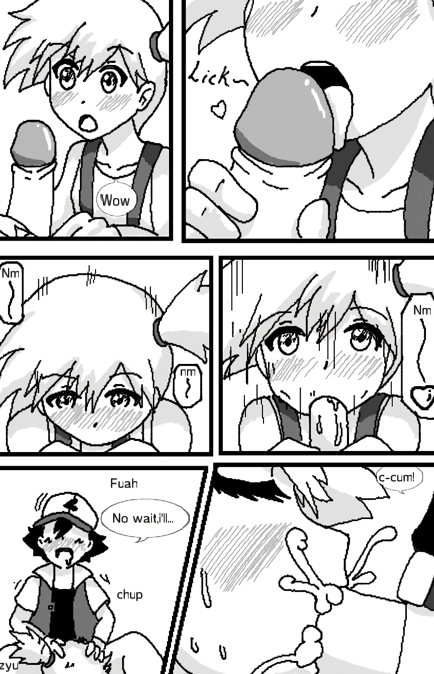 Kasumi and Satoshi porn comic picture 3