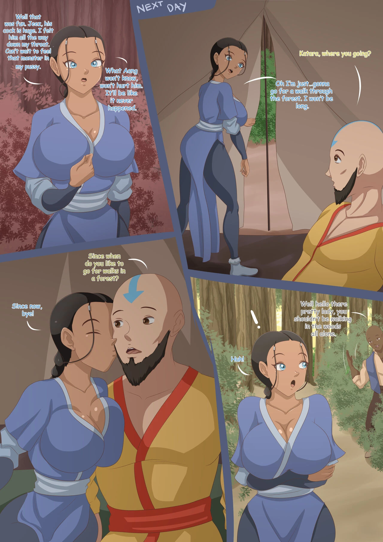 Katara's Lust for Pleasure porn comic picture 12