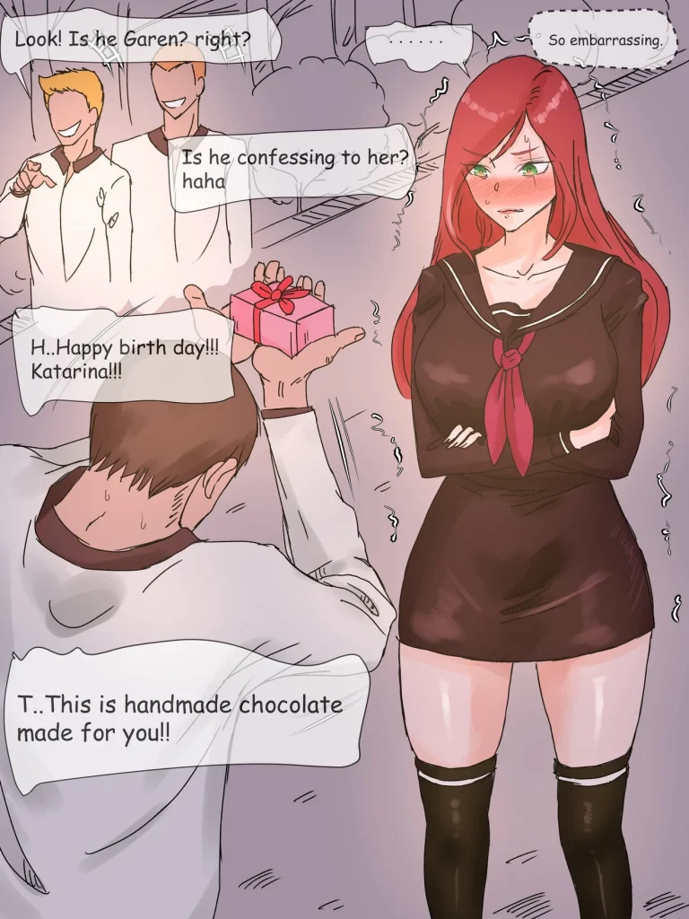 Katarina &Garen01 porn comic picture 1