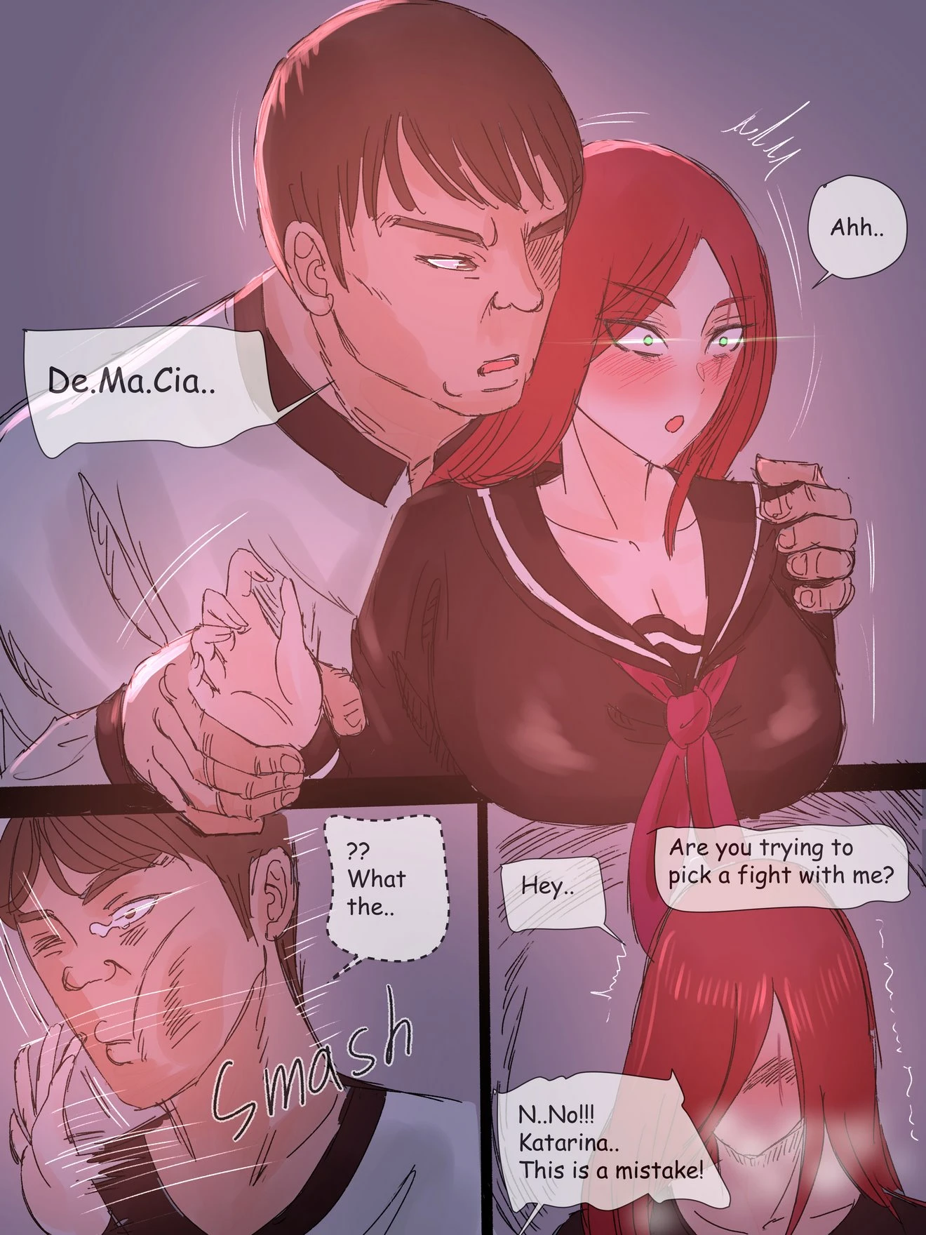 Katarina &Garen01 porn comic picture 7