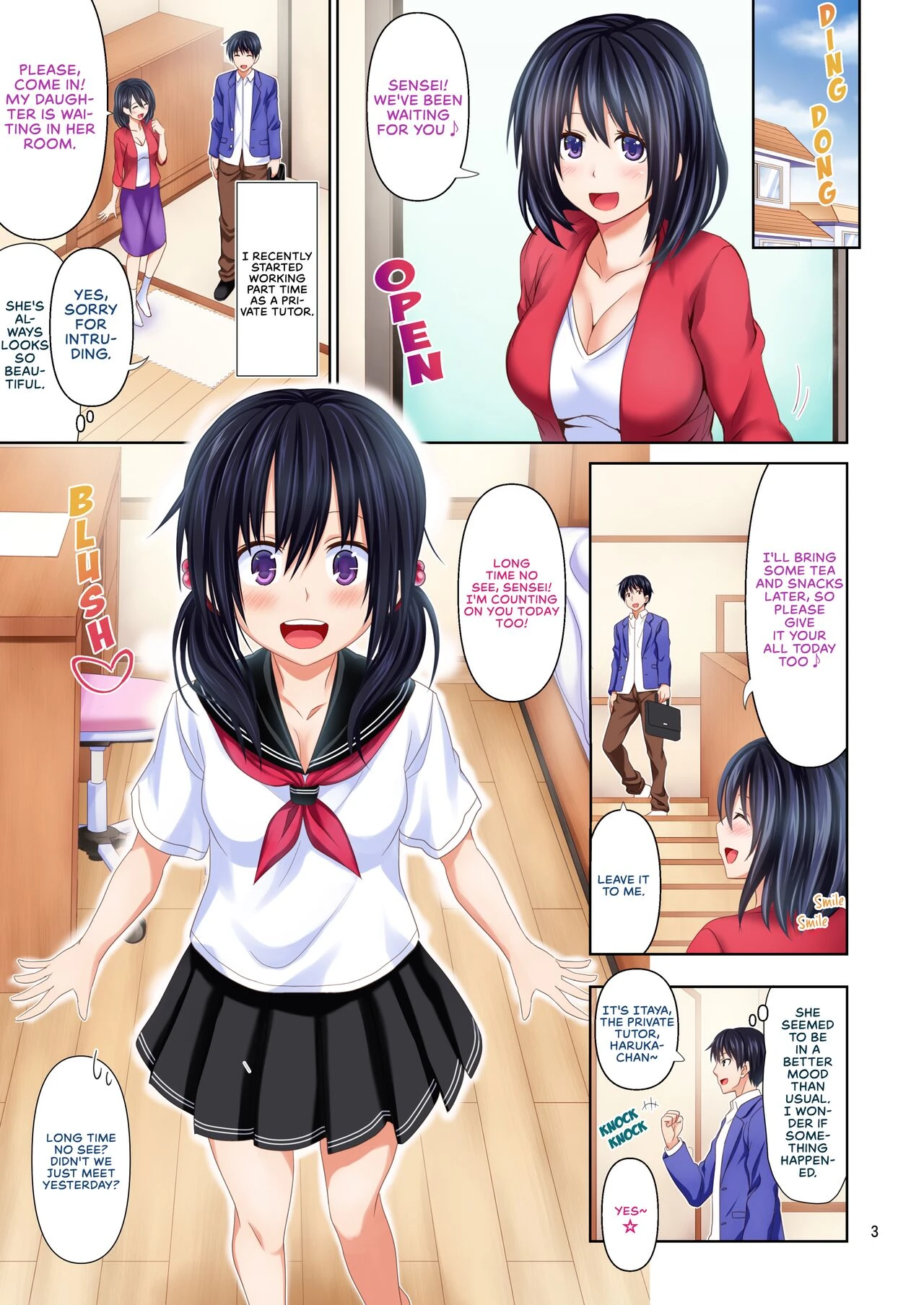 Katekyo de Try | Try With Tutor porn comic picture 2