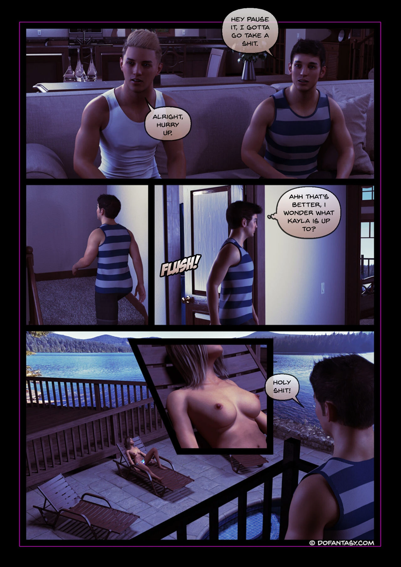 Kayla's Summer Break porn comic picture 16