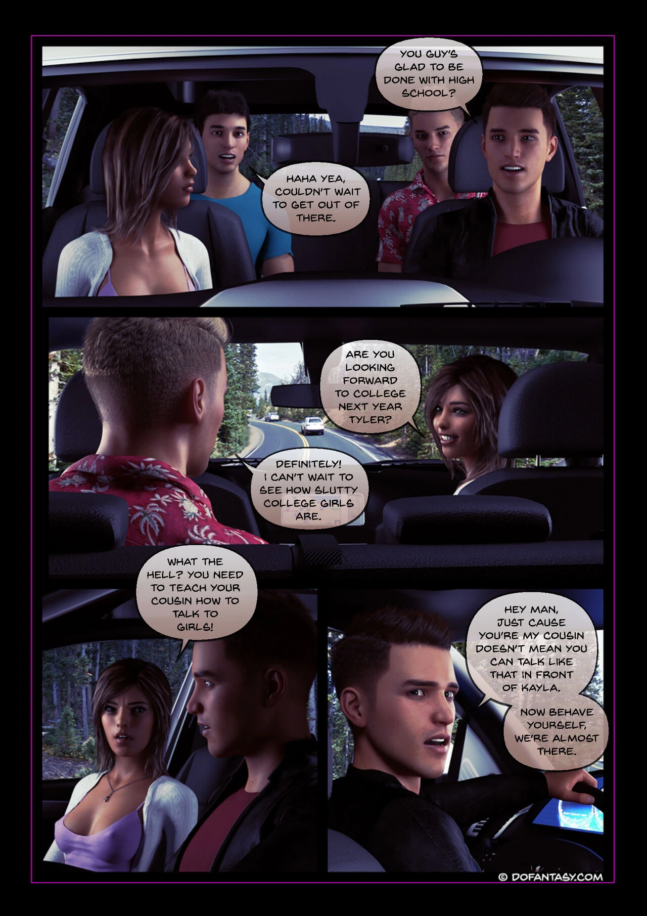 Kayla's Summer Break porn comic picture 4