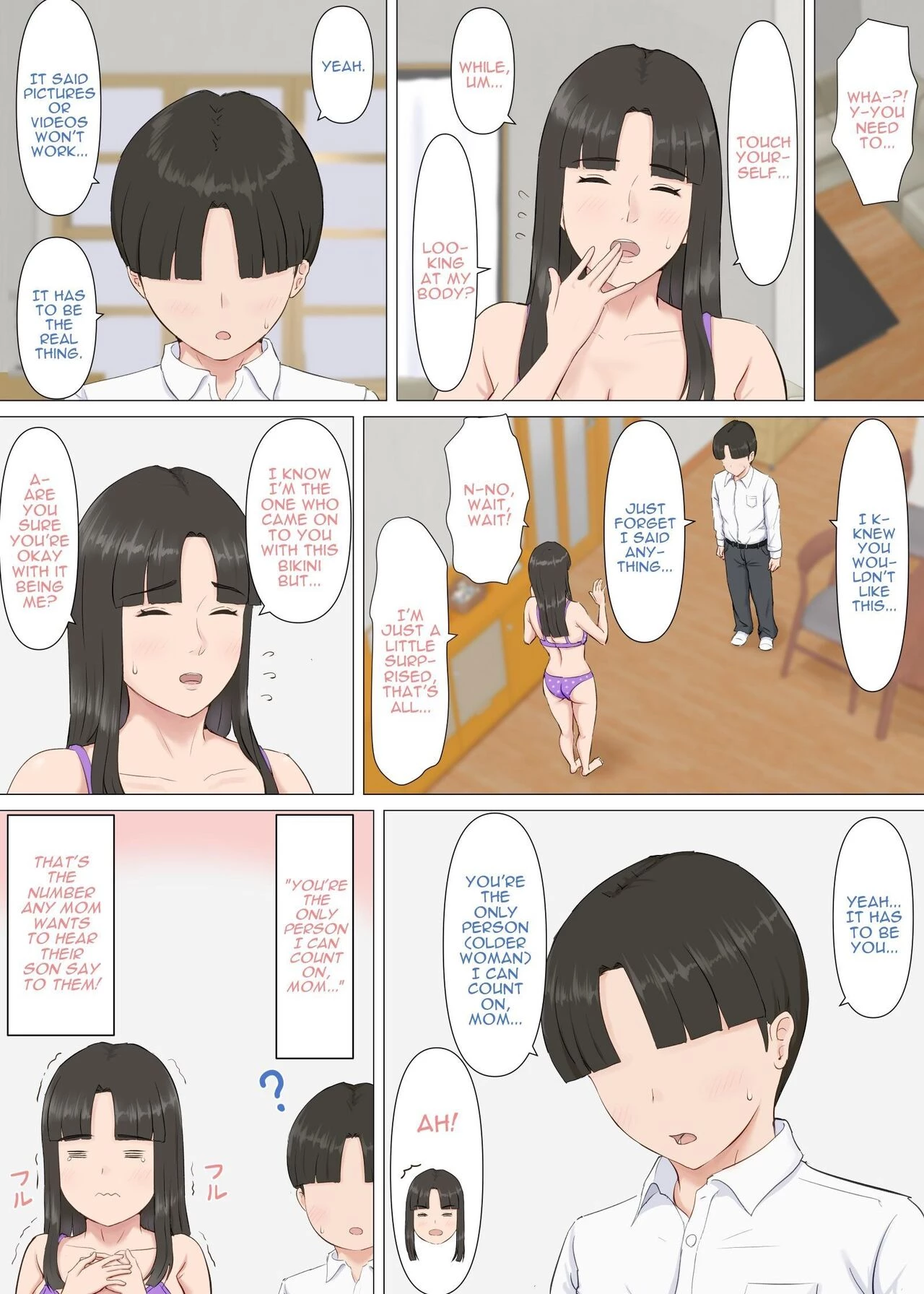Kazu-kun to mama porn comic picture 16