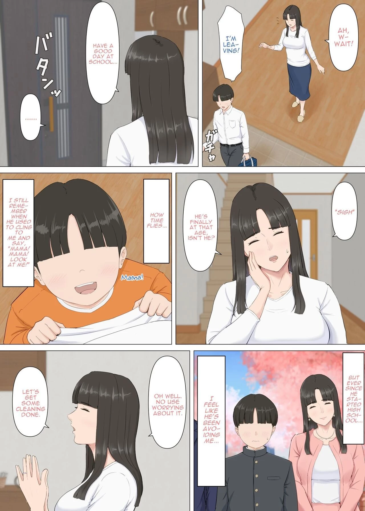 Kazu-kun to mama porn comic picture 4