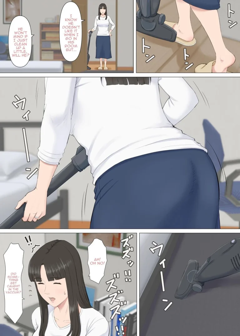 Kazu-kun to mama porn comic picture 5