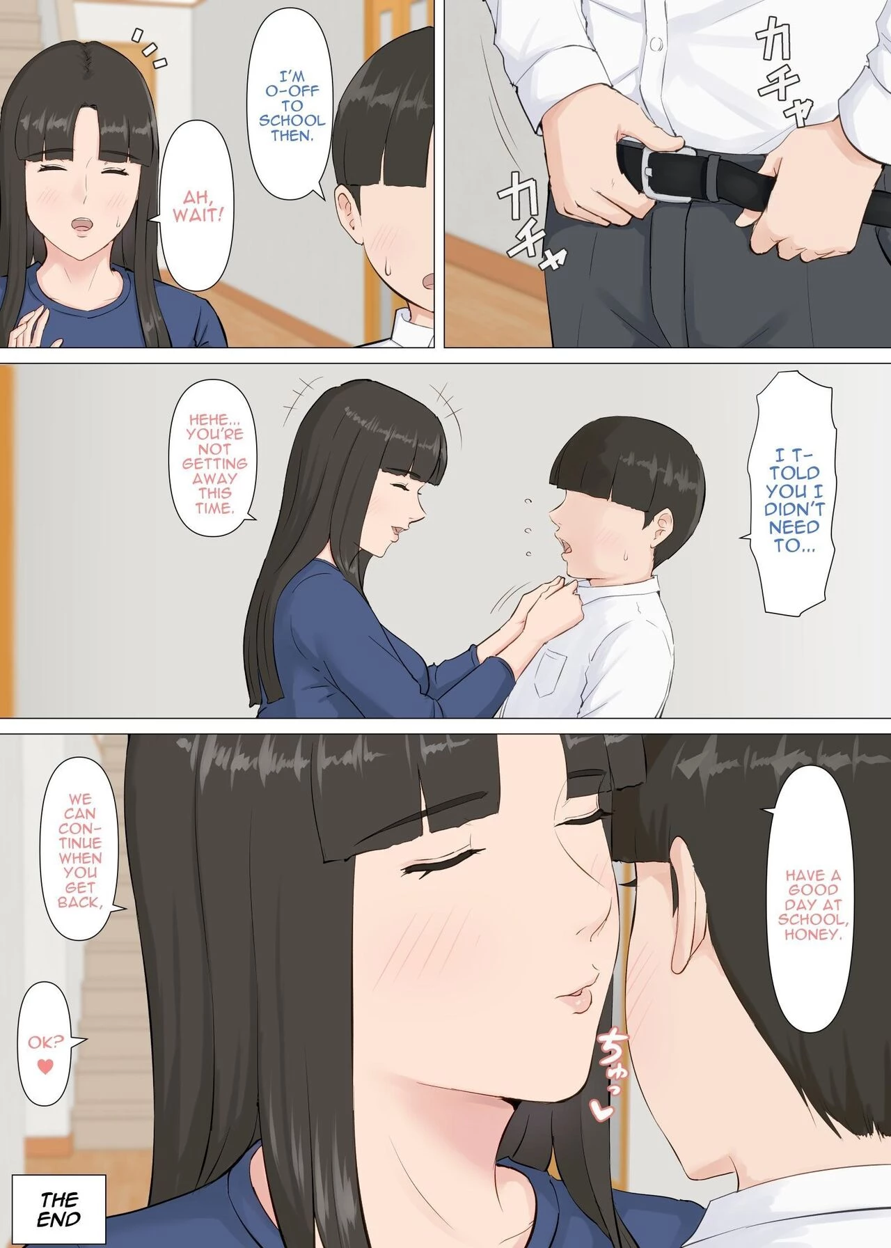 Kazu-kun to mama porn comic picture 74