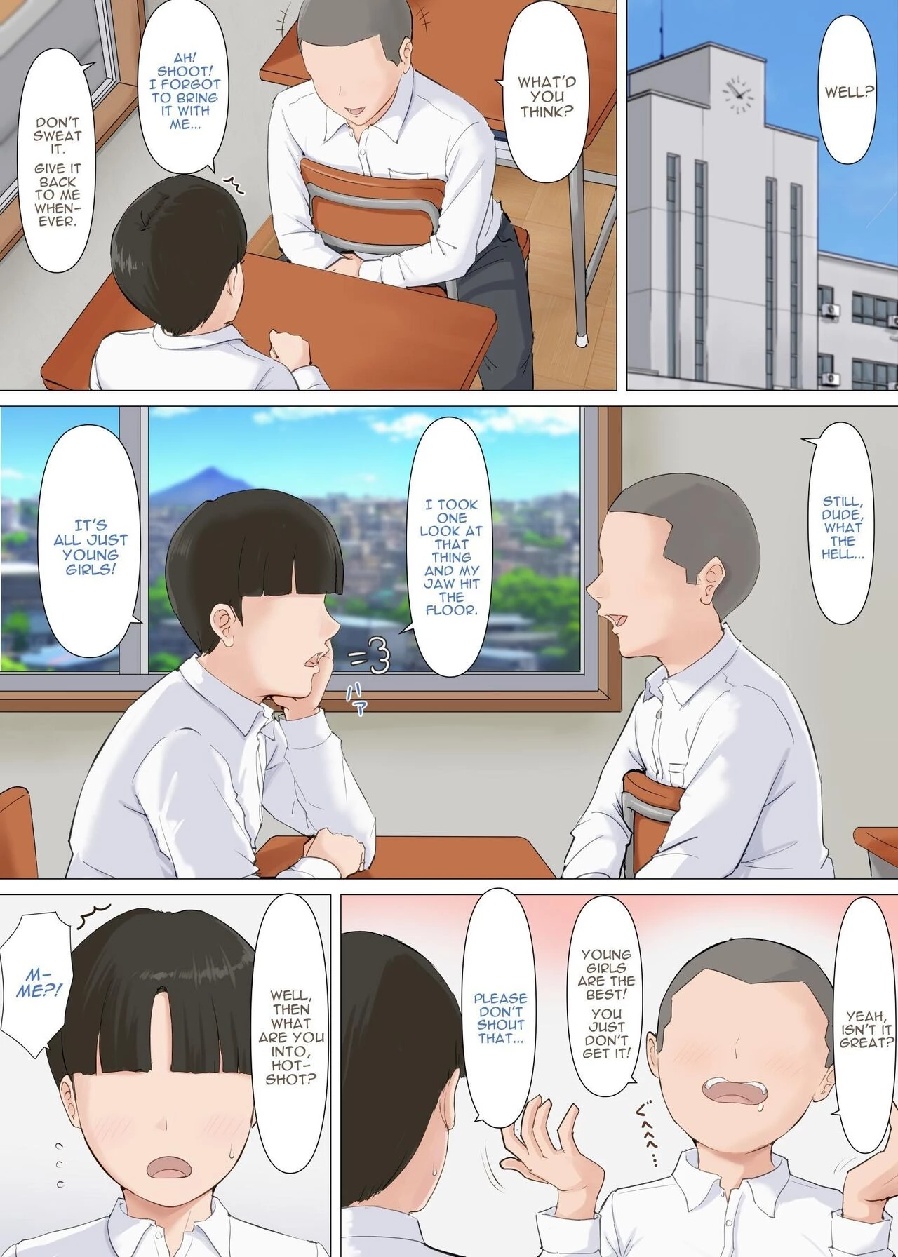Kazu-kun to mama porn comic picture 8