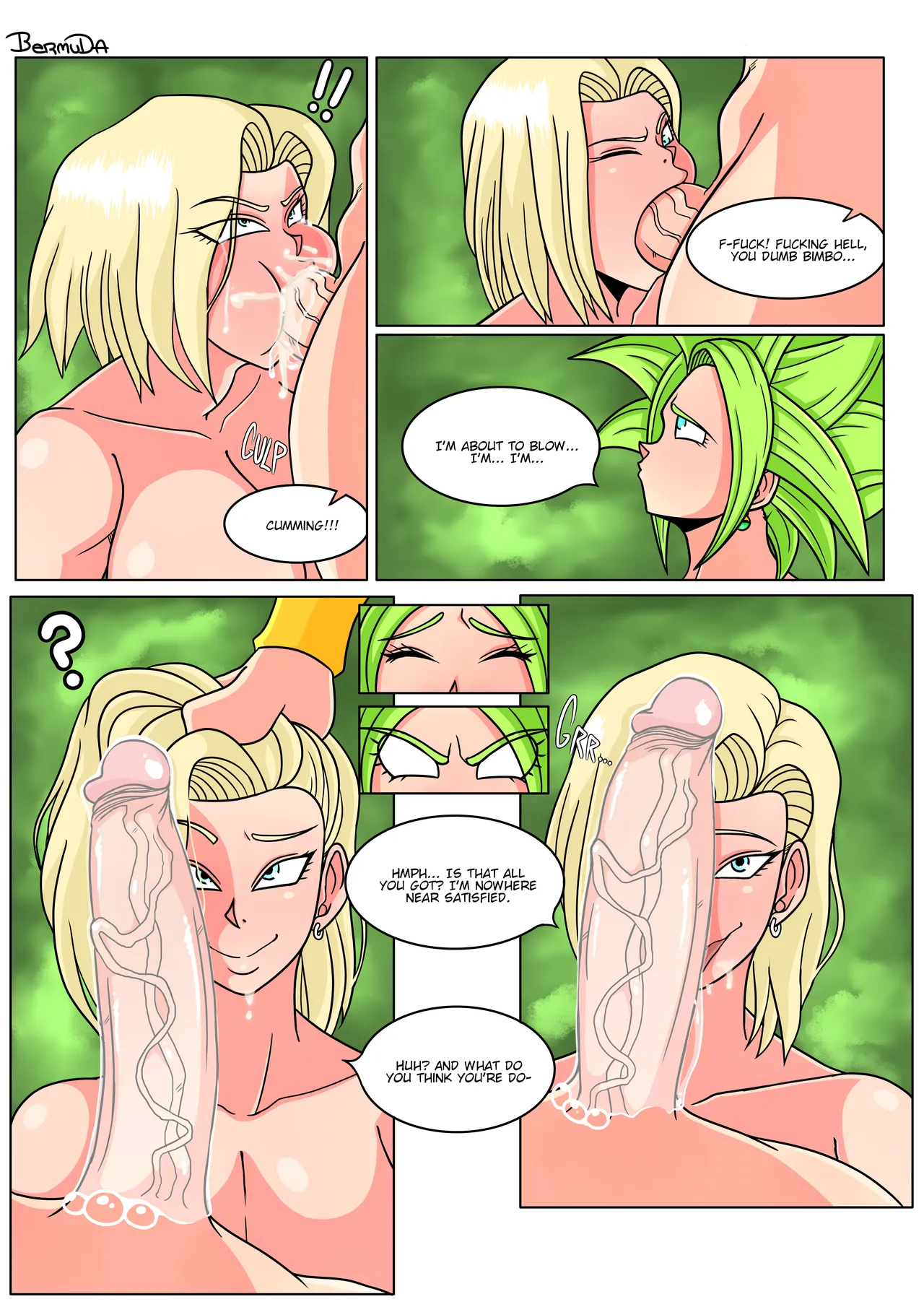 Kefla vs Android 18 porn comic picture 6