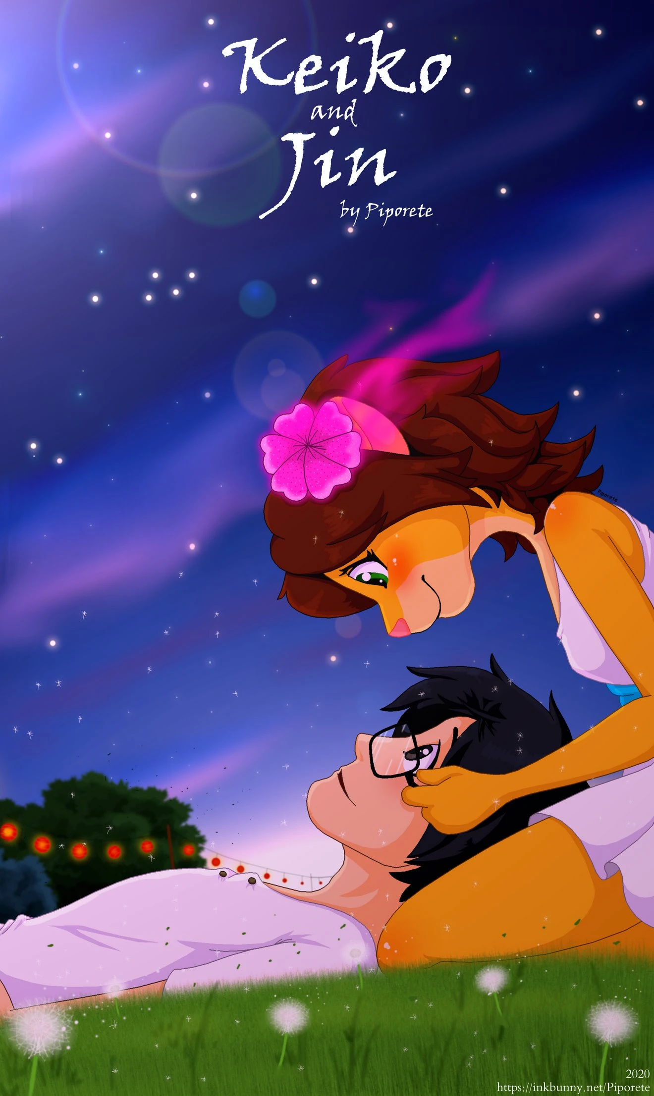 Keiko and Jin porn comic picture 1