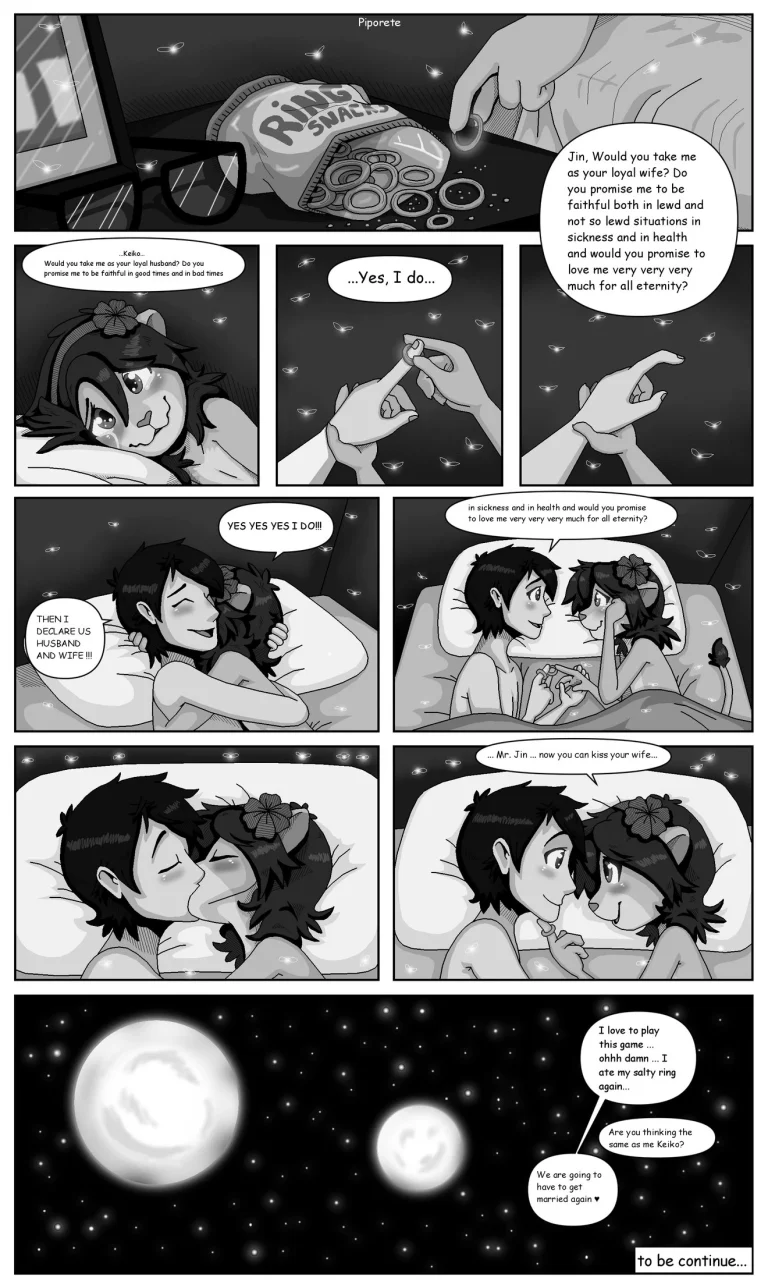 Keiko and Jin porn comic picture 14