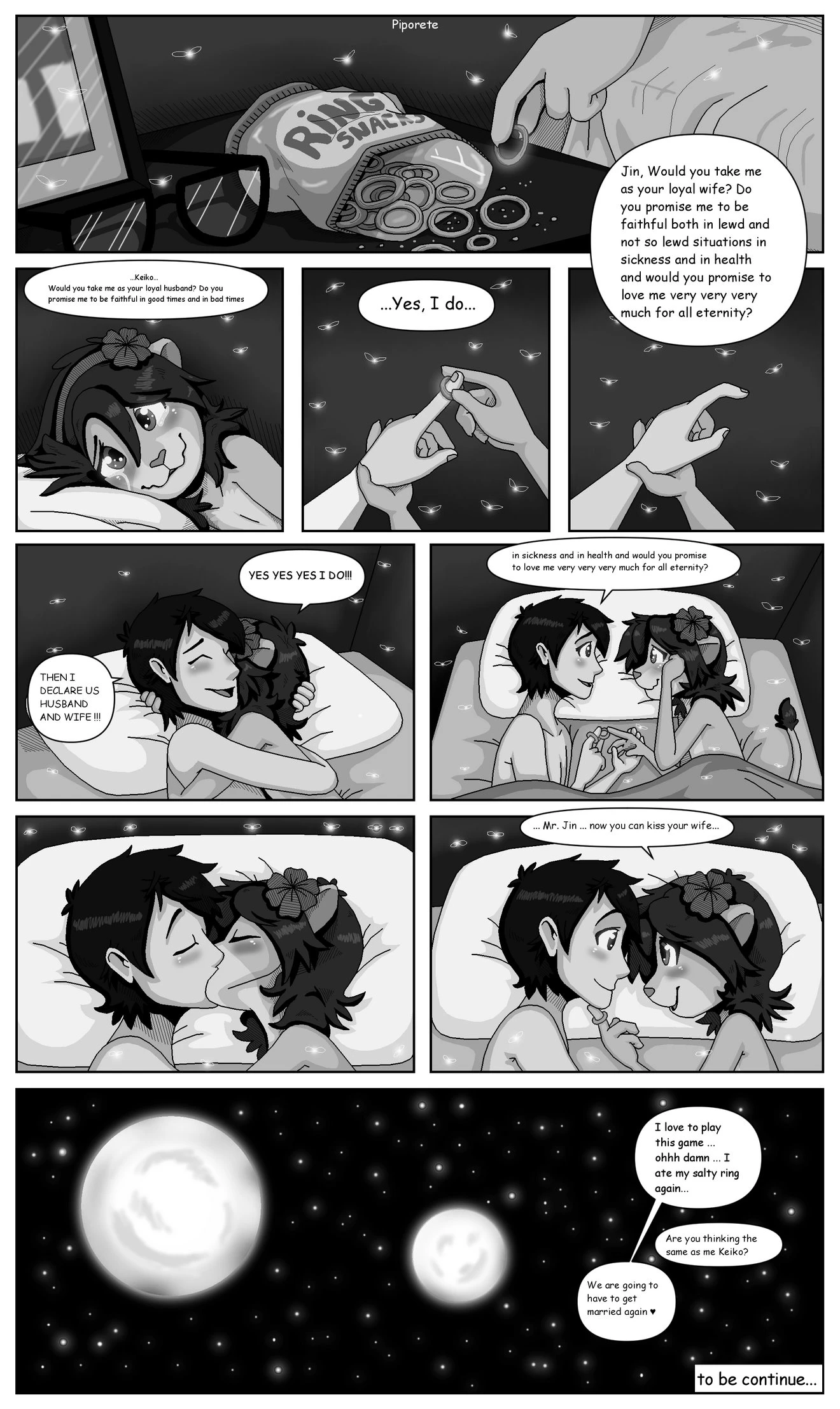 Keiko and Jin porn comic picture 14