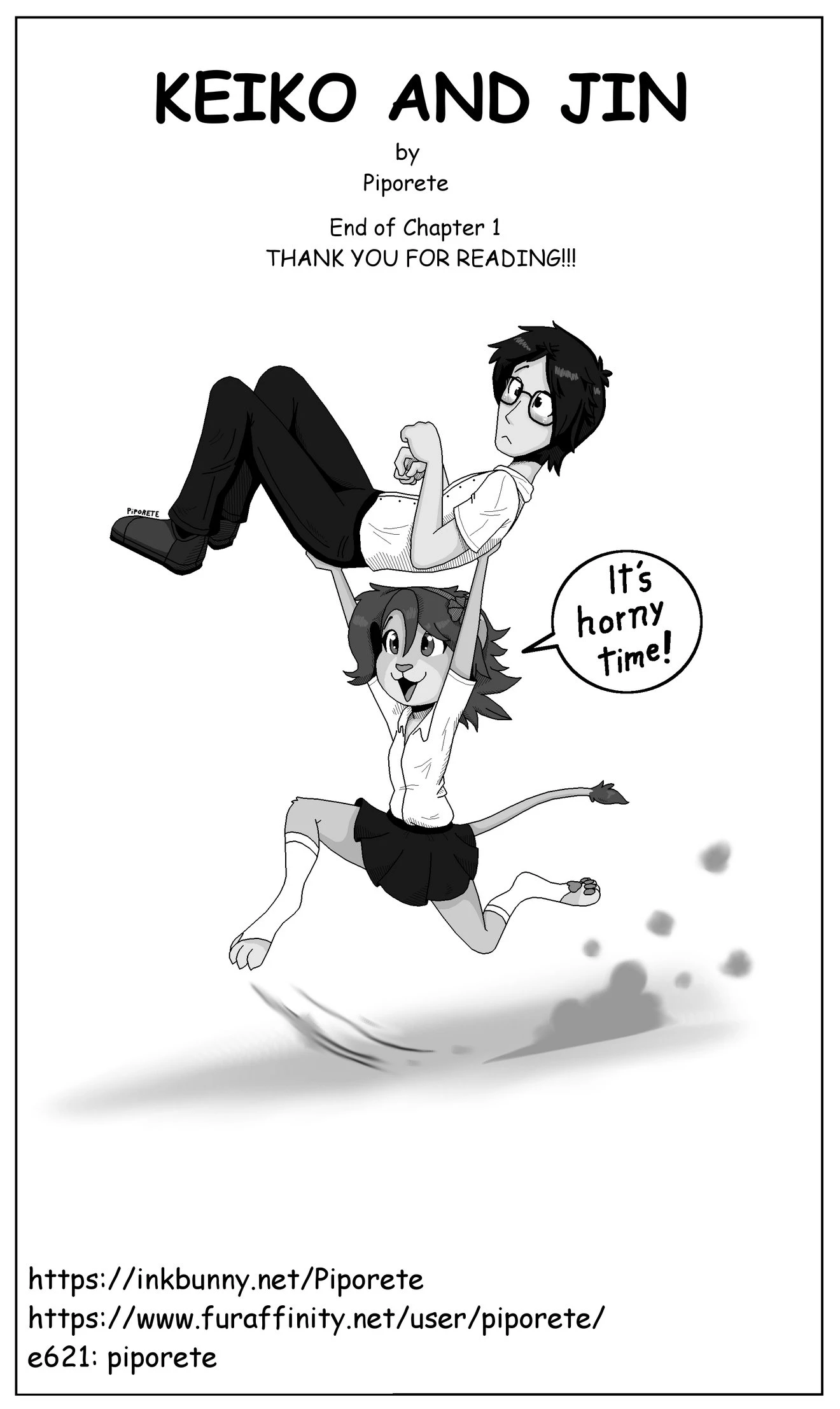 Keiko and Jin porn comic picture 15