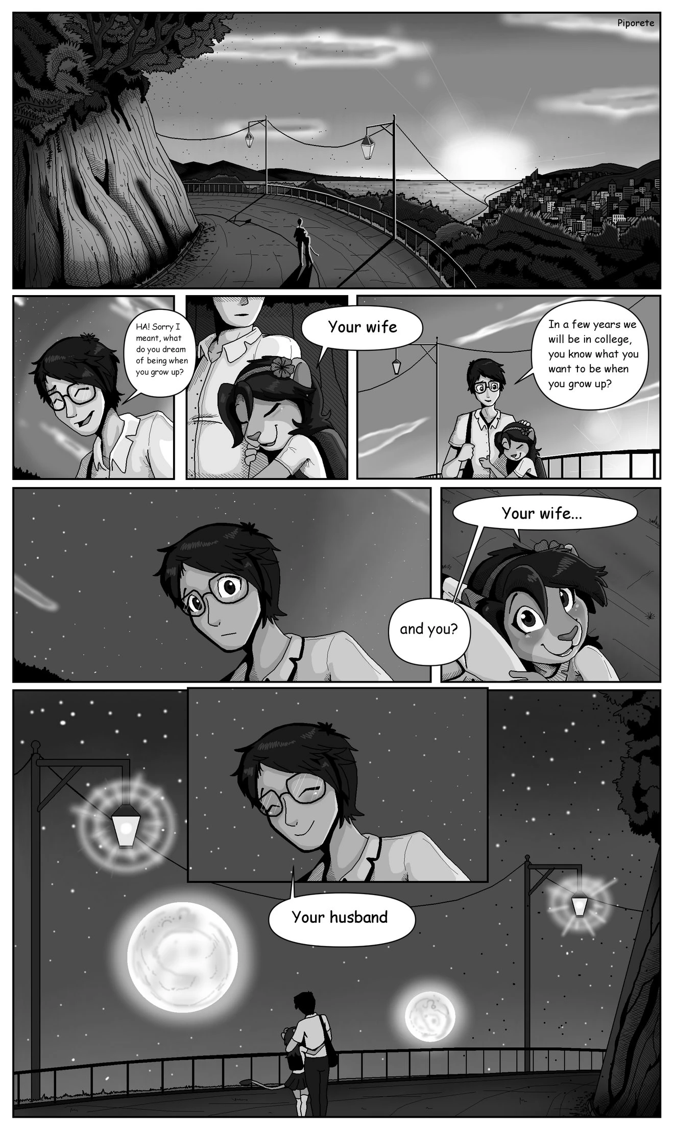 Keiko and Jin porn comic picture 4