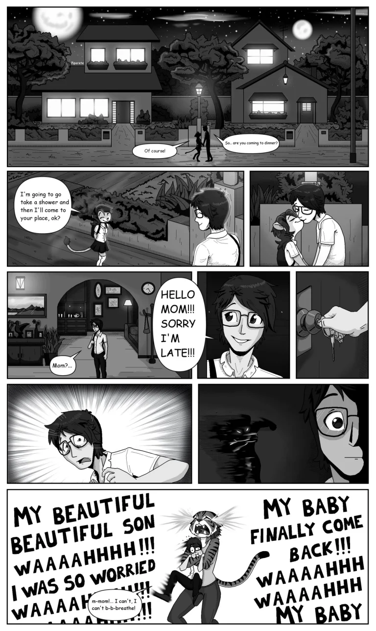 Keiko and Jin porn comic picture 5