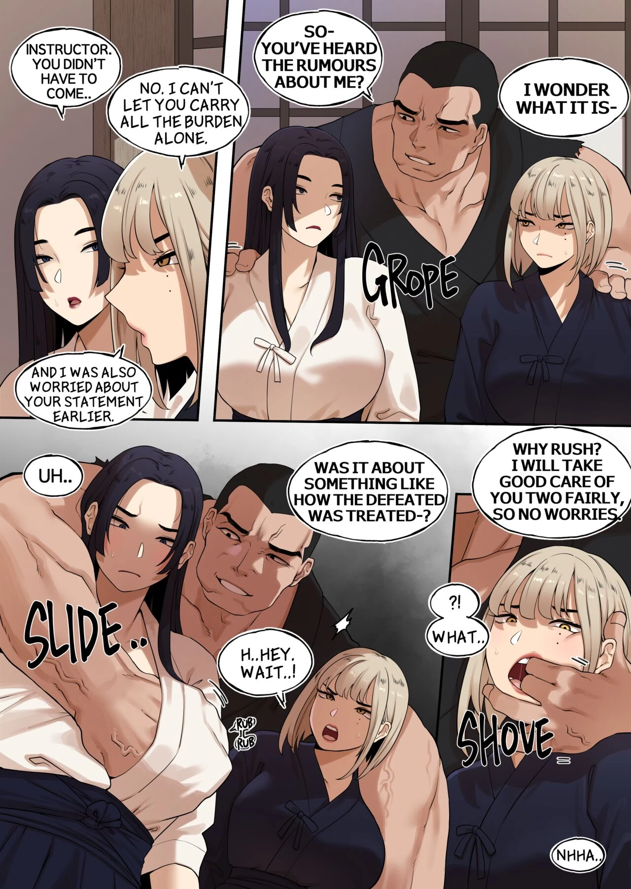 Kendo Dojo Storm Episode porn comic picture 6