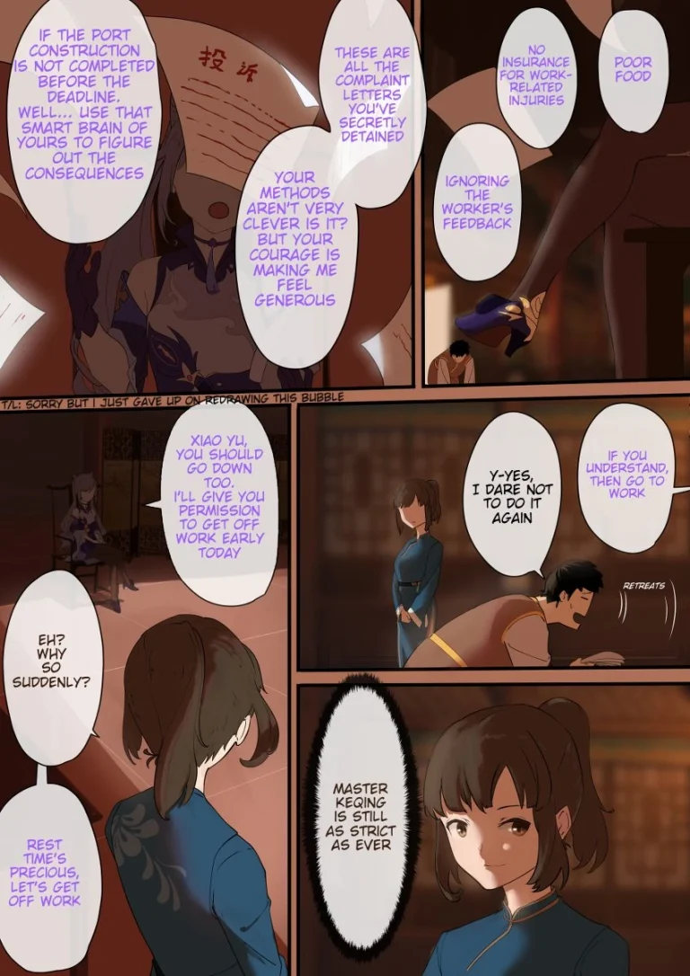 Keqing+Ganyu porn comic picture 10