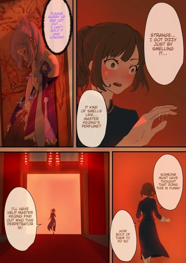 Keqing+Ganyu porn comic picture 15
