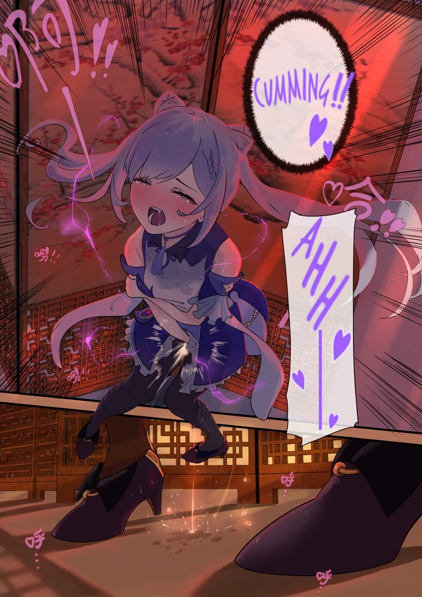 Keqing+Ganyu porn comic picture 16