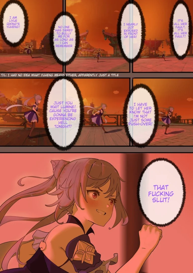 Keqing+Ganyu porn comic picture 17