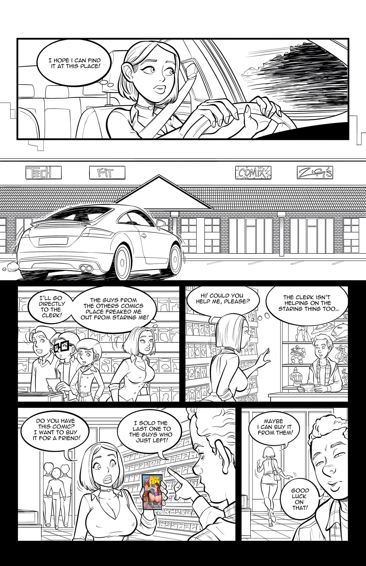 Kim Cummings porn comic picture 2