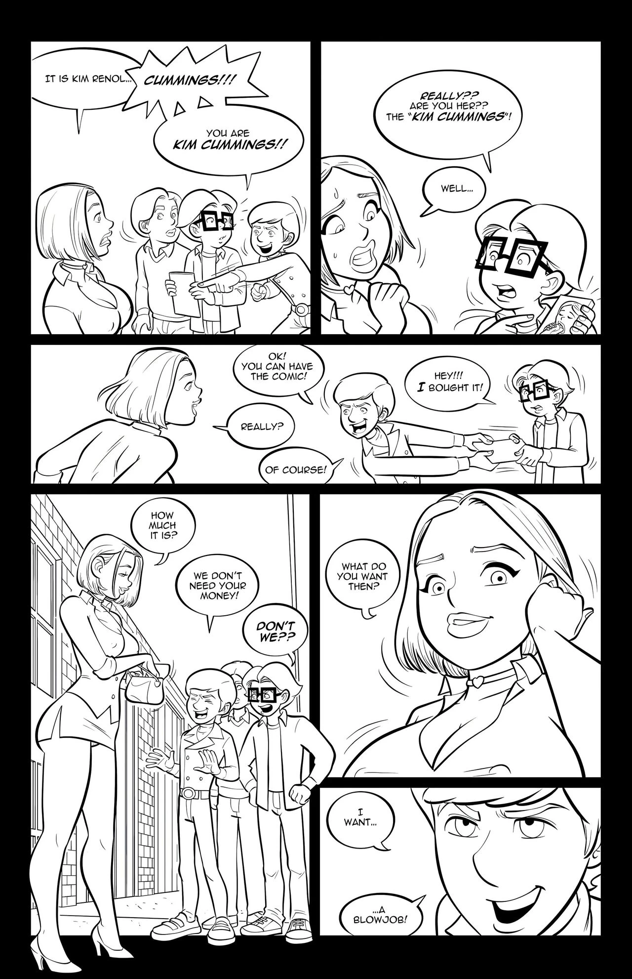 Kim Cummings porn comic picture 4