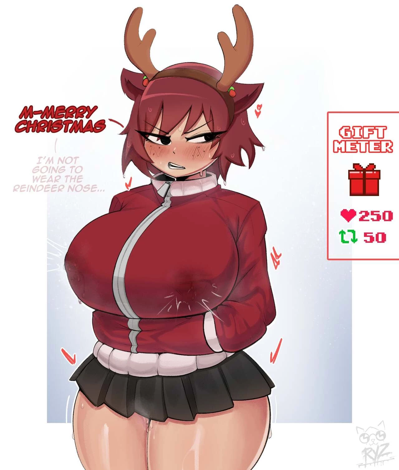 Kim Pines Christmas Game porn comic picture 1