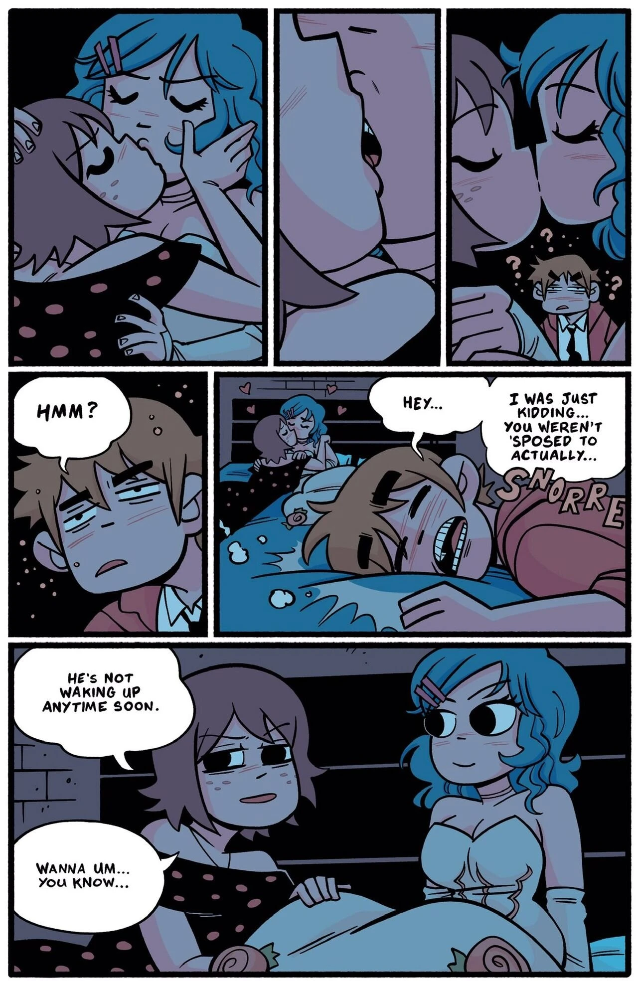 Kim x Ramona porn comic picture 2