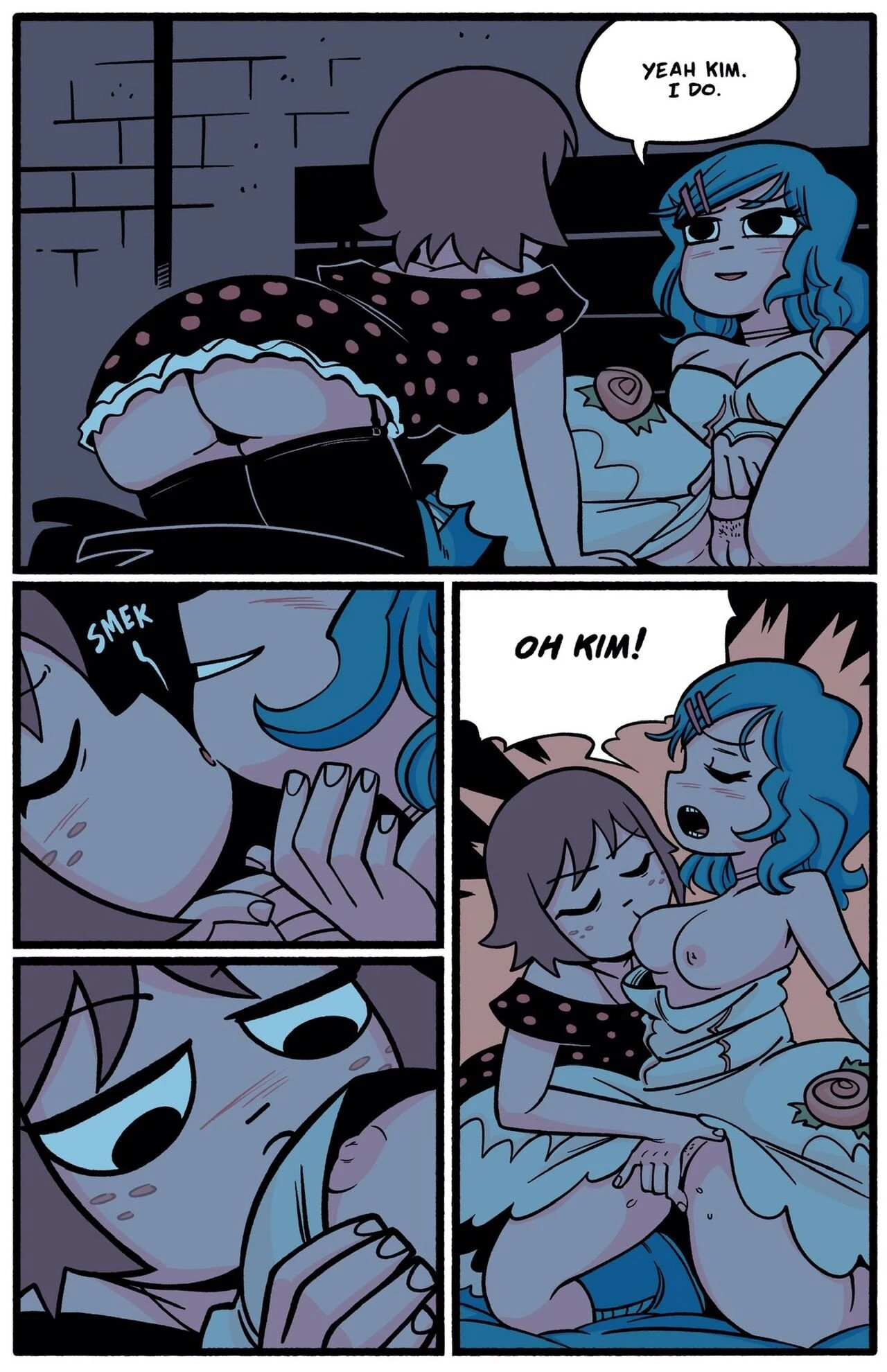 Kim x Ramona porn comic picture 3