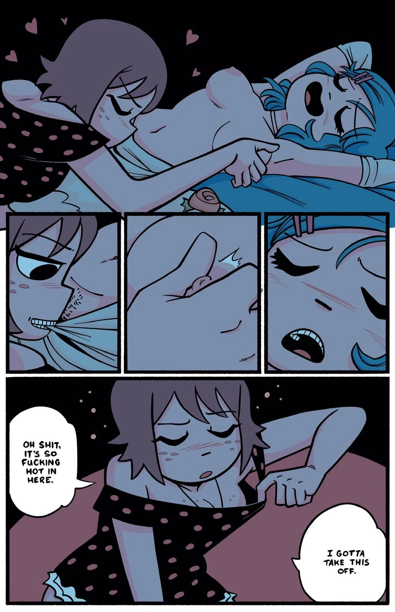 Kim x Ramona porn comic picture 4