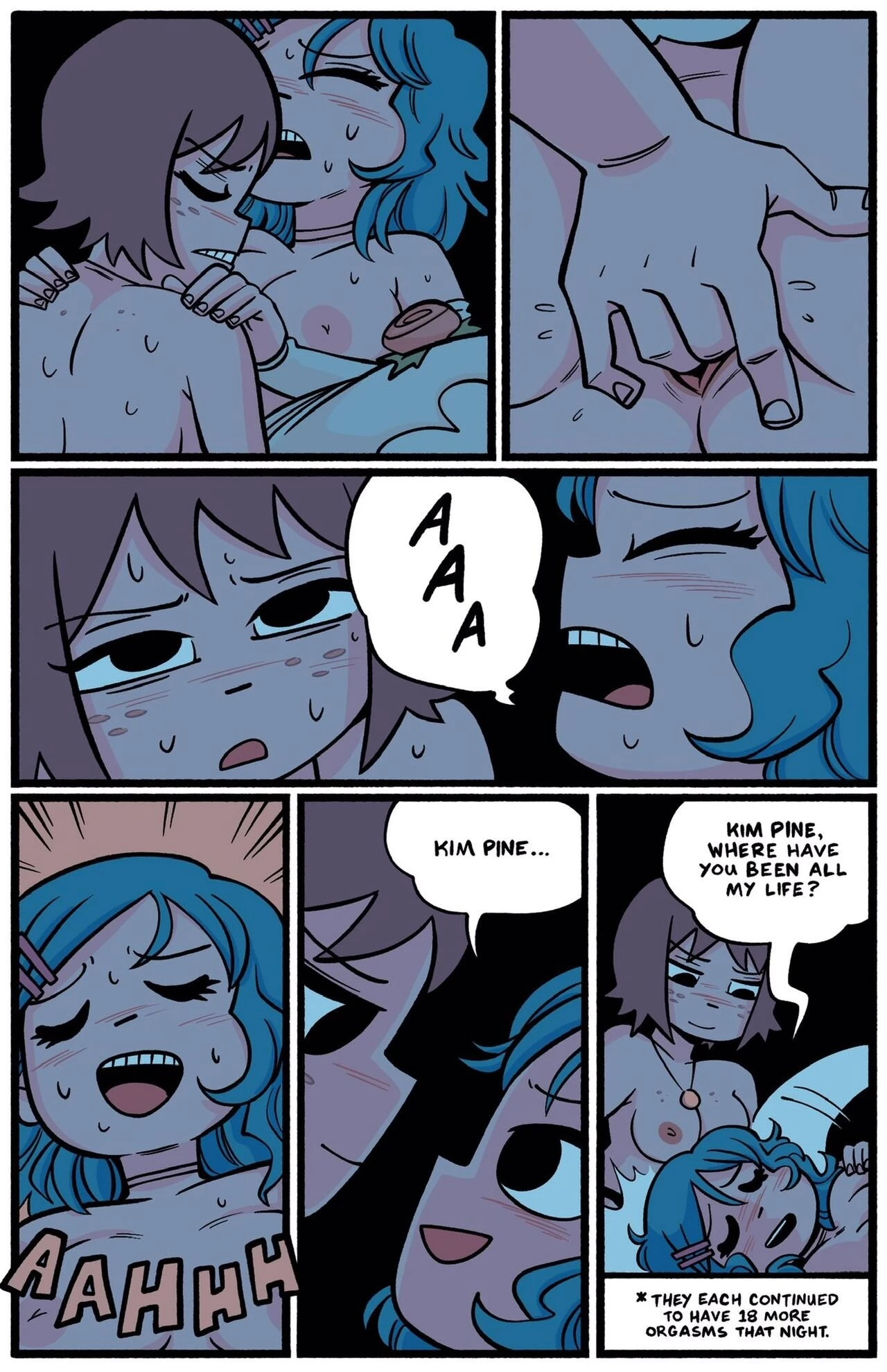 Kim x Ramona porn comic picture 6