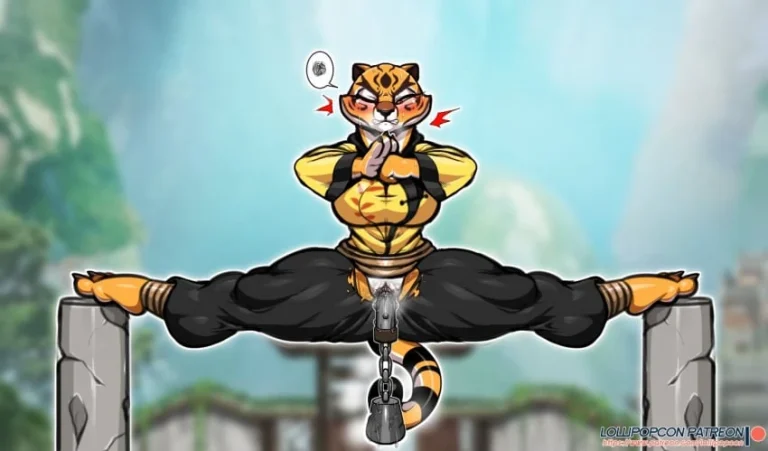 King Fu Tigress porn comic picture 8