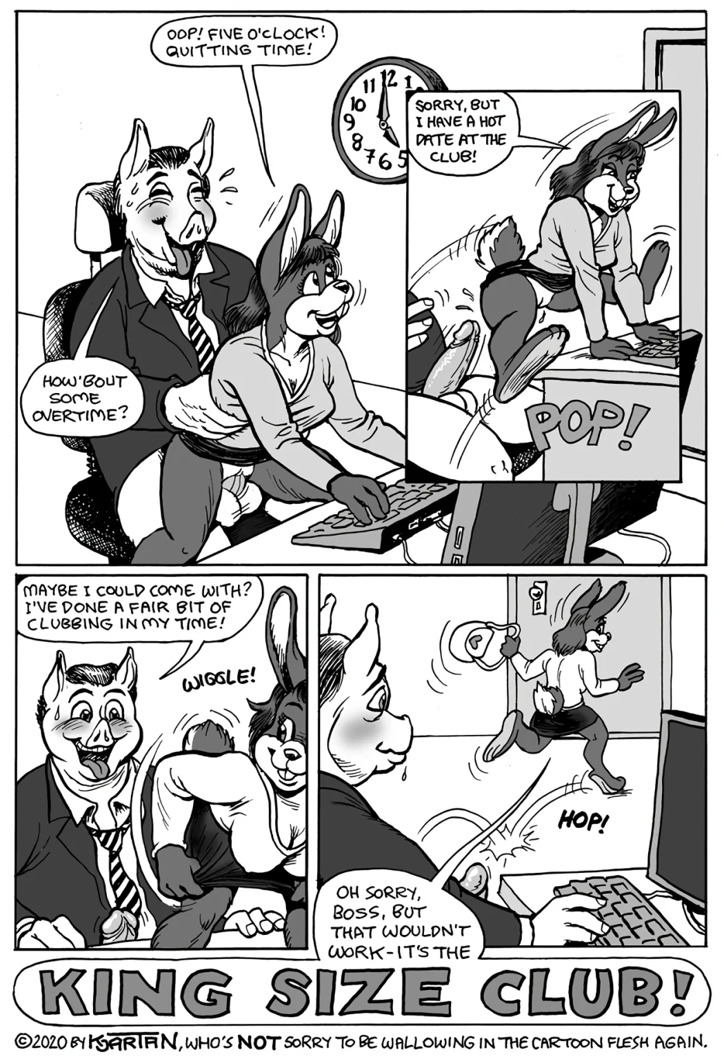 King Size Club porn comic picture 1