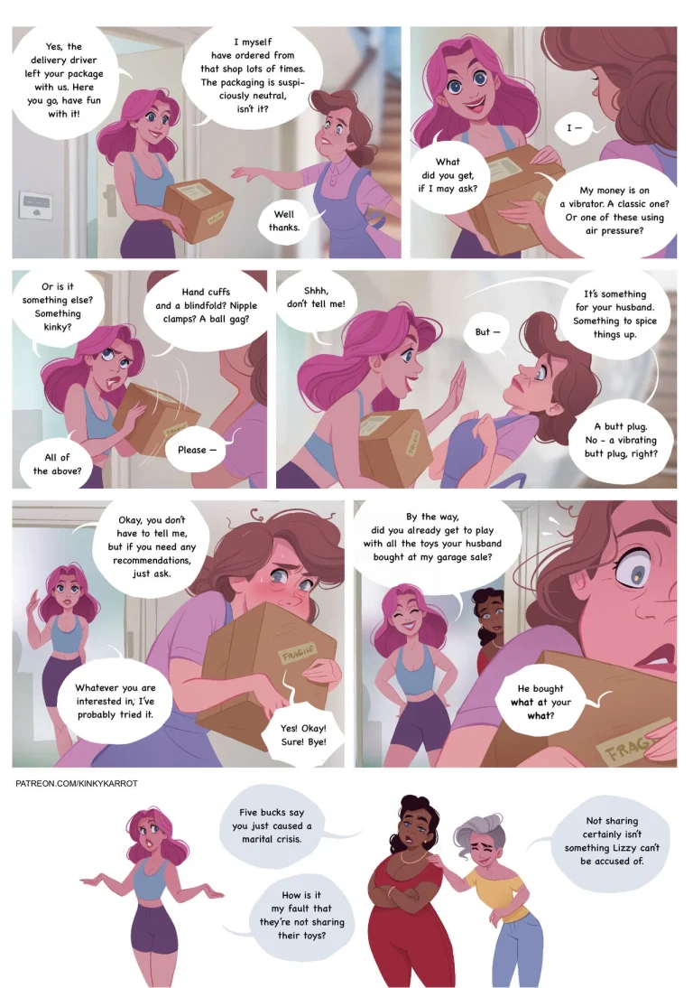 Kinky Karrot porn comic picture 2