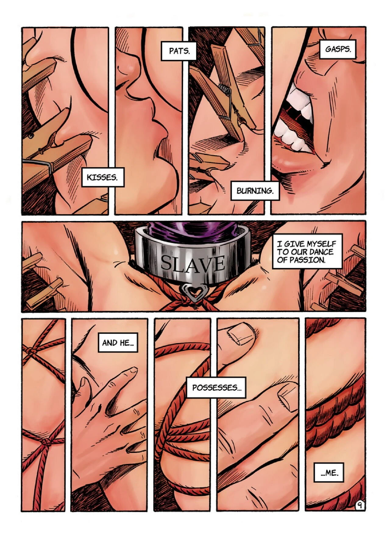 Kinky Slave 02 porn comic picture 10