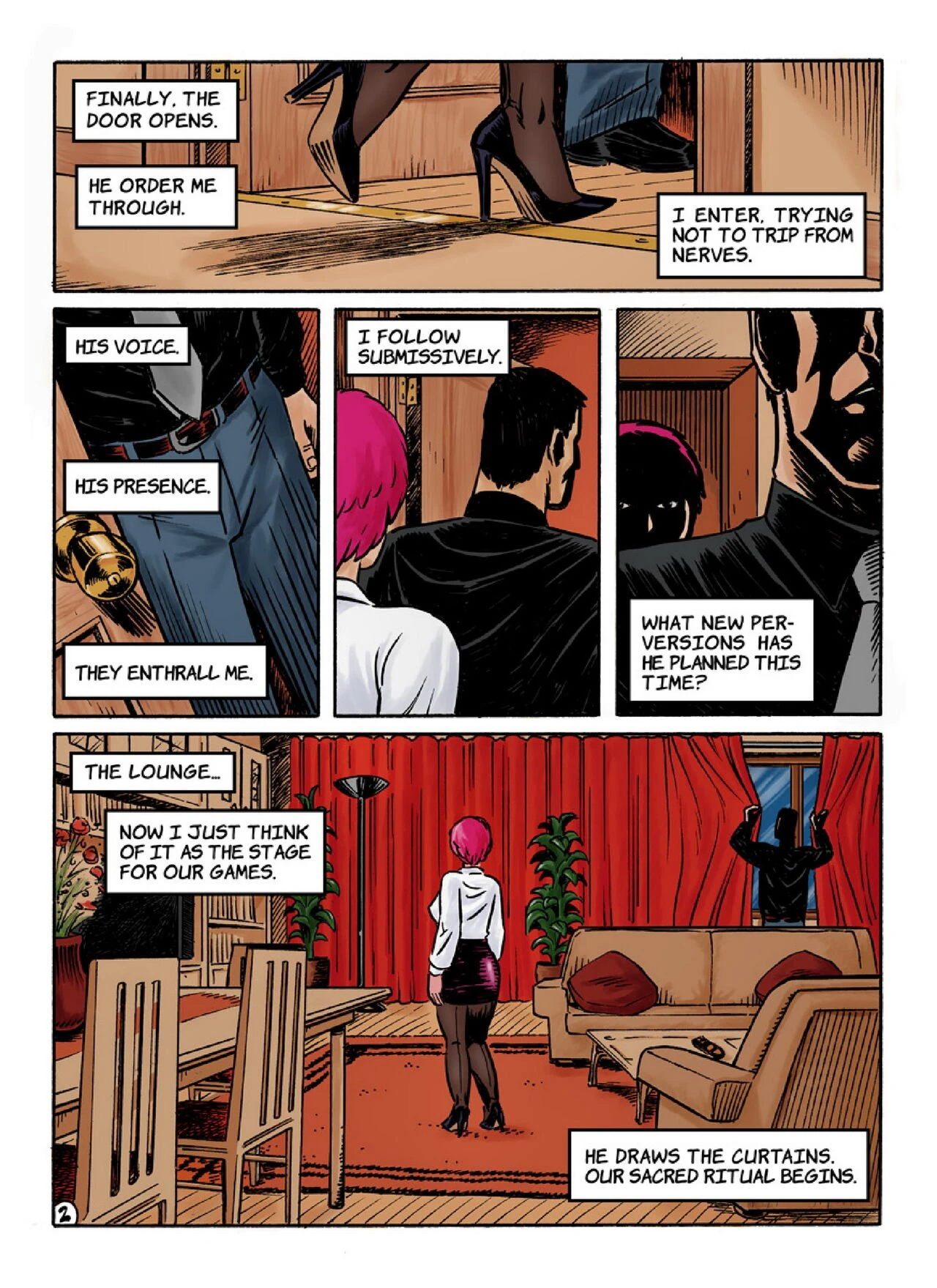 Kinky Slave 02 porn comic picture 3