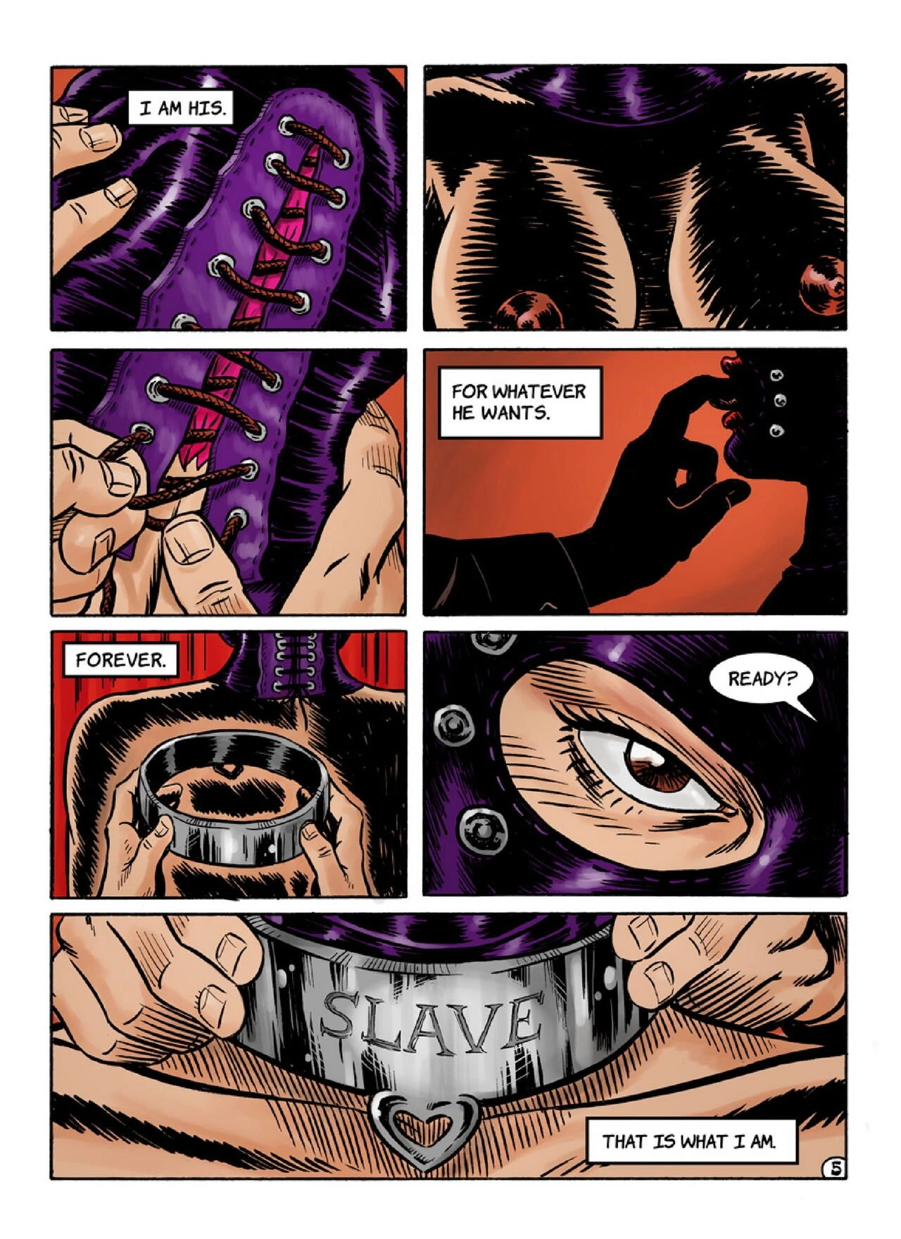 Kinky Slave 02 porn comic picture 6