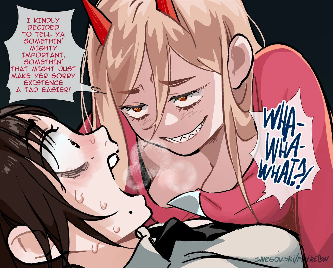 Kobeni/Power porn comic picture 2