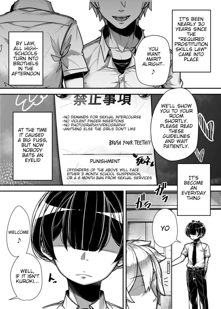 Kokugo Sansuu Rika Fuuzoku porn comic picture 4