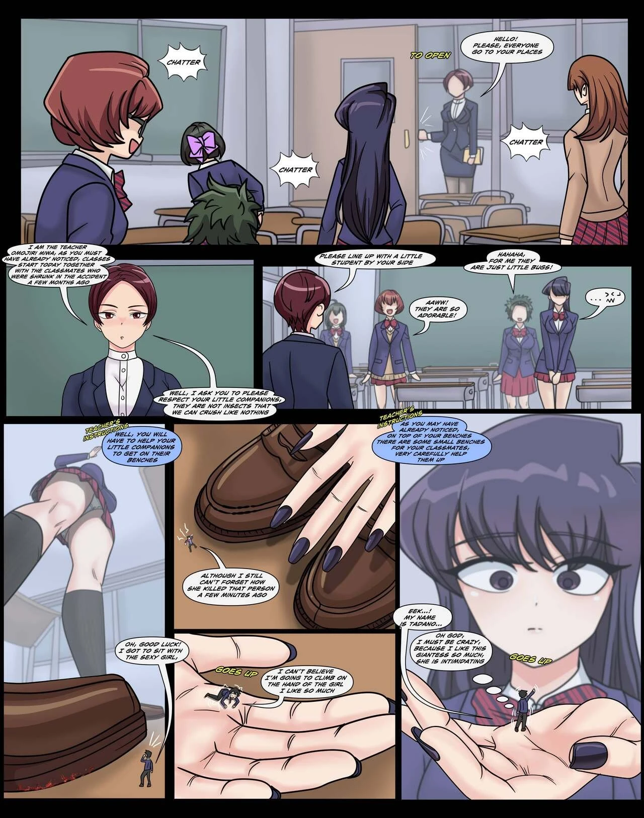 Komi alternate universe porn comic picture 3