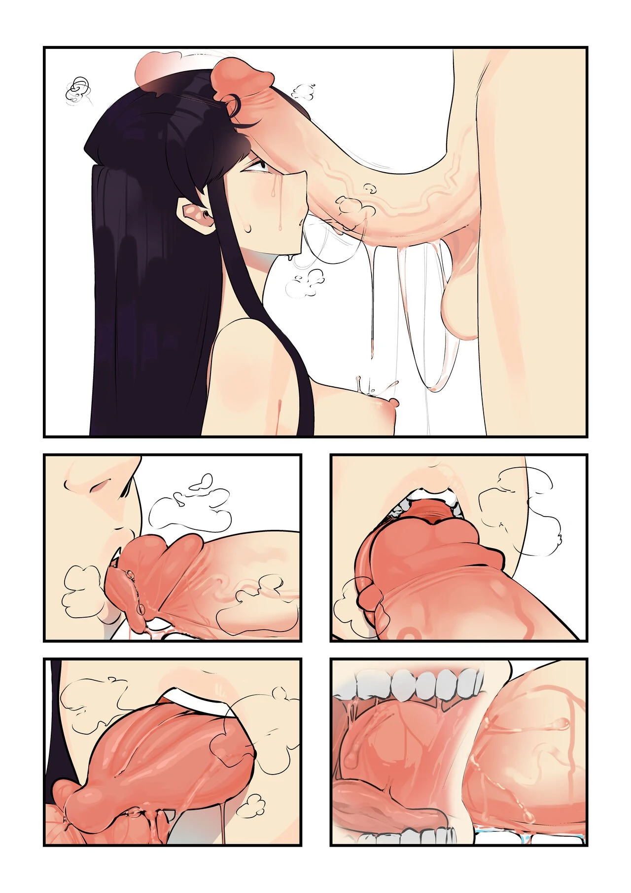 Komi can Salivate!! porn comic picture 3