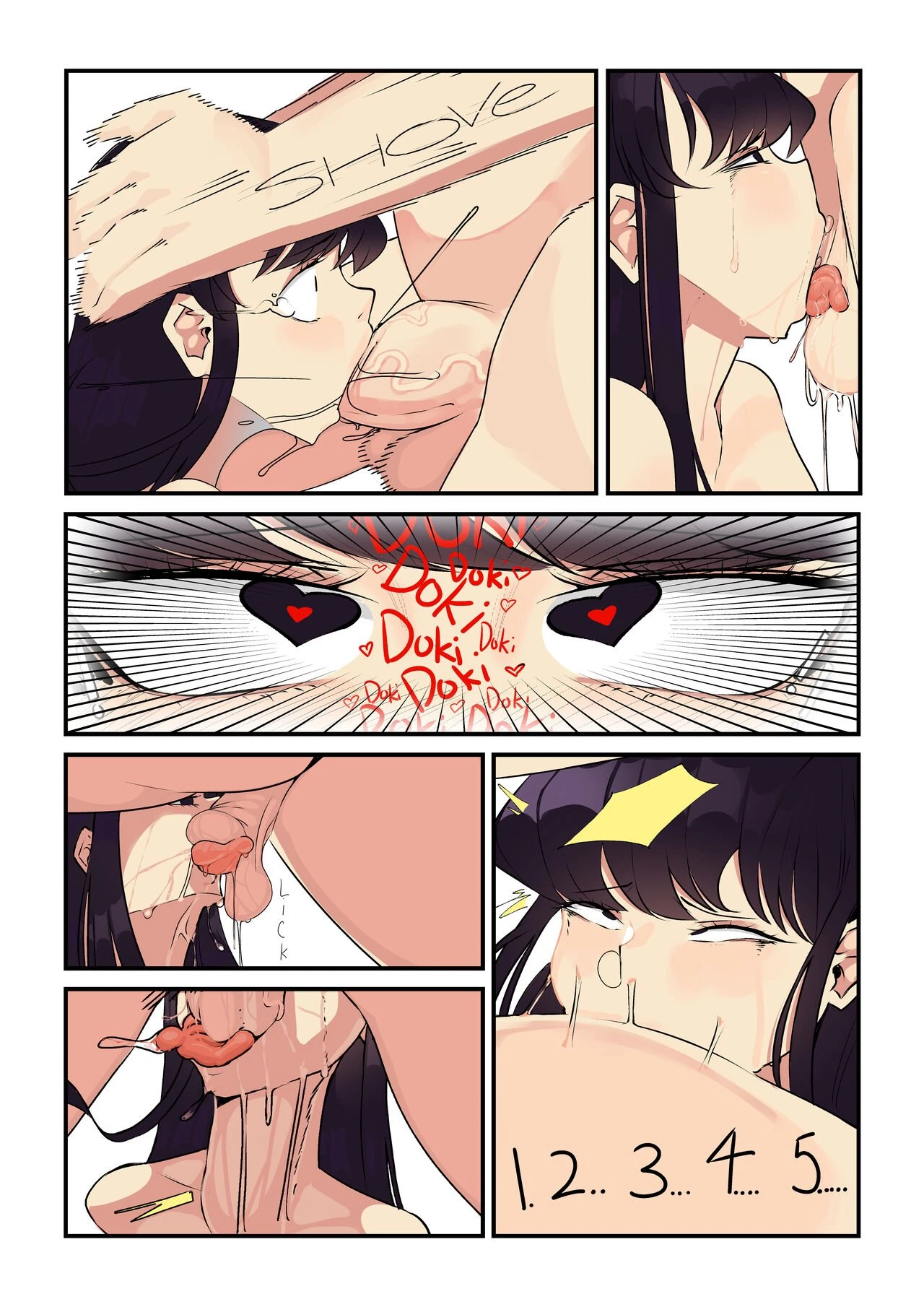 Komi can Salivate!! porn comic picture 5