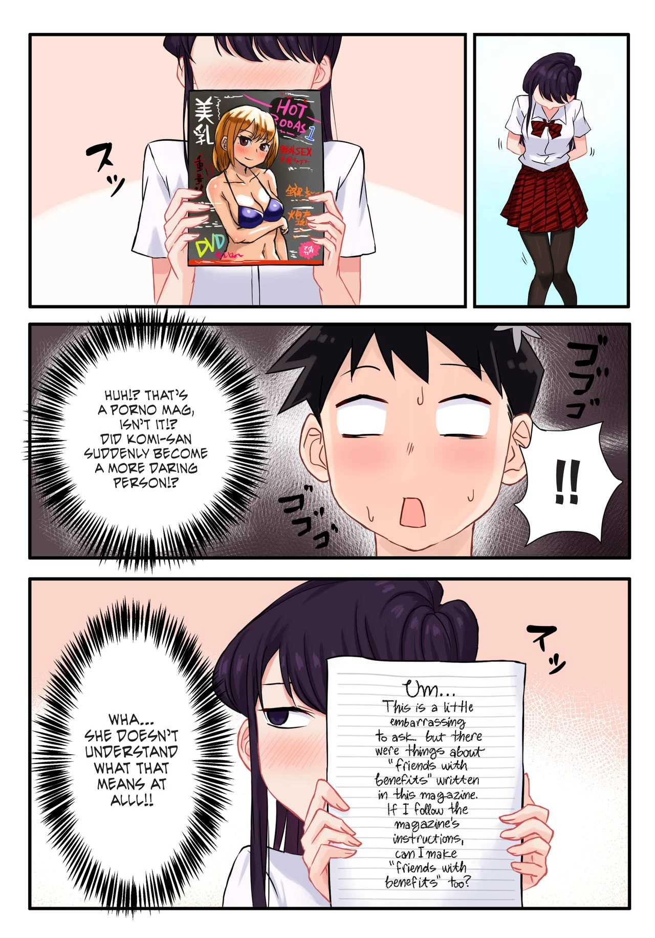 Komi-san has Strange Ideas about Sex porn comic picture 6
